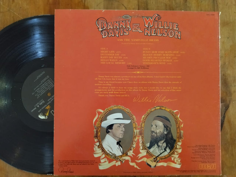 Willie Nelson & Willie Nelson With The Nashville Brass (USA VG+)
