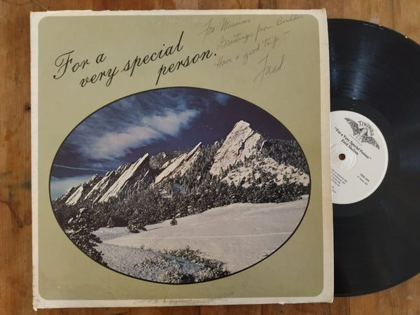 Fred Shelton ‎– For A Very Special Person (USA VG)