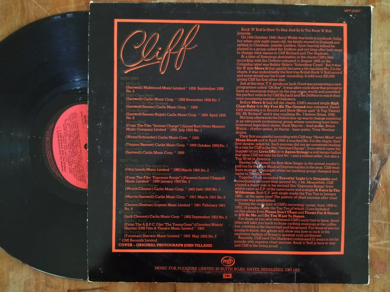 Cliff Richard - Rock On With Cliff (UK VG)