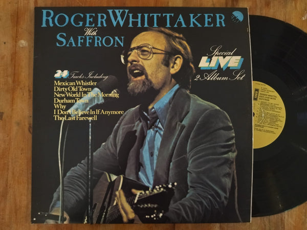Roger Whittaker & Saffron - Live (RSA VG) 2LP Gatefold