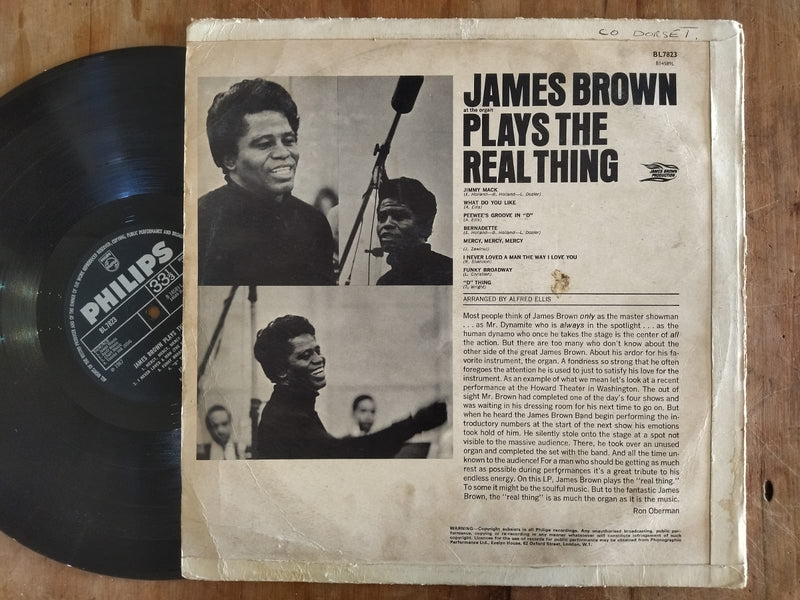 James Brown – Plays The Real Thing (UK VG/VG-)