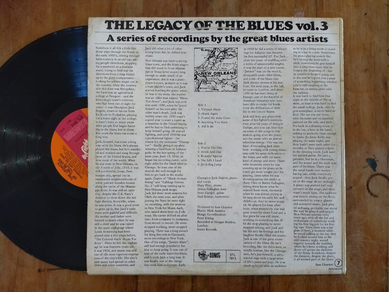 Champion Jack Dupree - Legacy Of Blues Vol. 3 (RSA VG-)