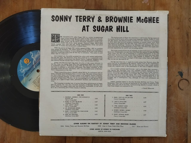 Sonny Terry And Brownie McGhee At Sugar Hill (USA VG+)