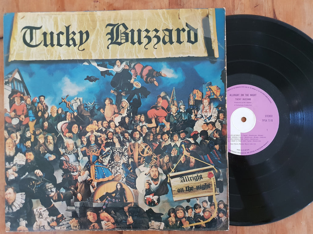 Tucky Buzzard - Allright On The Night (UK VG) – Khaya Records