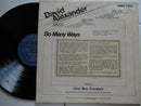 David Alexander | Sings So Many Ways (UK VG)