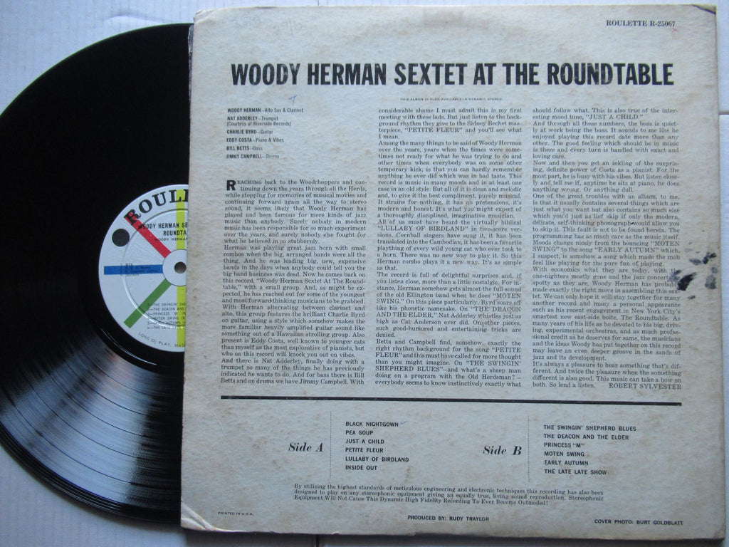 Woody Herman Sextet – At The Roundtable (USA VG) – Khaya Records