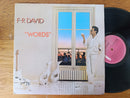 F-R David - Words (RSA VG+)