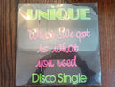 Unique – What I Got Is What You Need 12" (RSA EX) Sealed