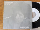 Bob Dylan & The Plugz - Don't Talk 7" (USA VG+)