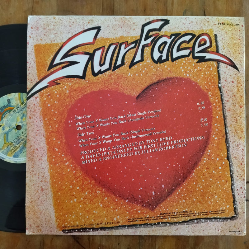 Surface - When You X Wants You Back 12" (RSA VG+)