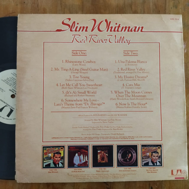 Slim Whitman - Red River Valley (RSA VG)