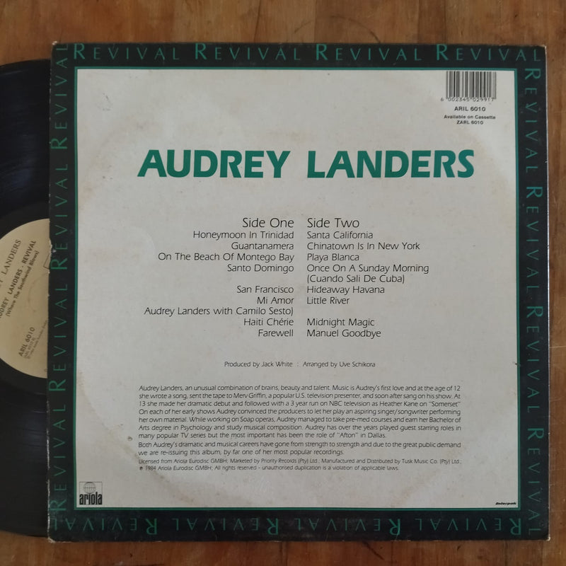 Audrey Landers - Where The South Wind Blows (RSA VG)