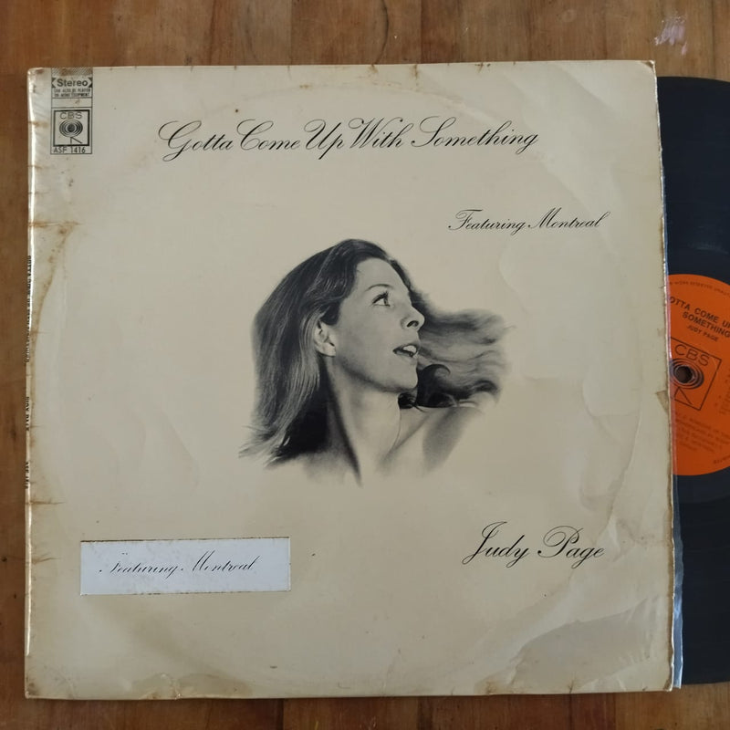 Judy Page – Gotta Come Up With Something (RSA VG)