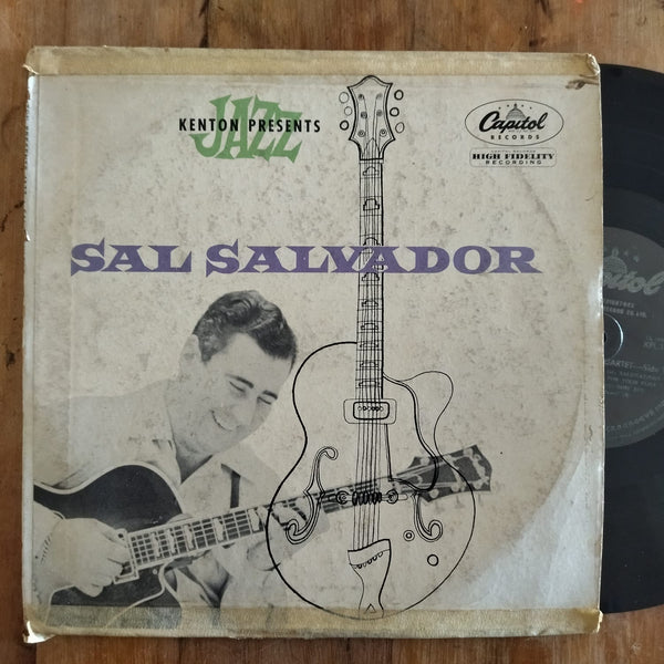 Sal Salvador Quartet - Kenton Jazz Presents Sal Salvador - 10" (RSA VG-)