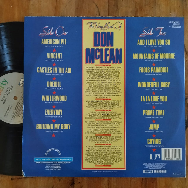 Don McLean - The Very Best Of (RSA VG)