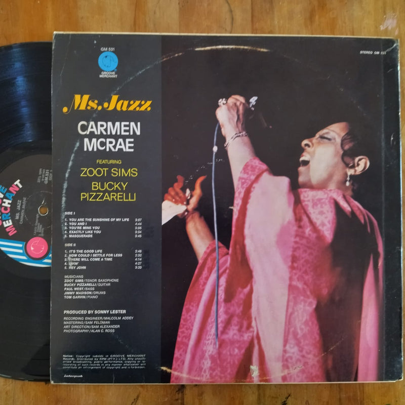 Carmen McRae - Ms. Jazz (RSA VG)