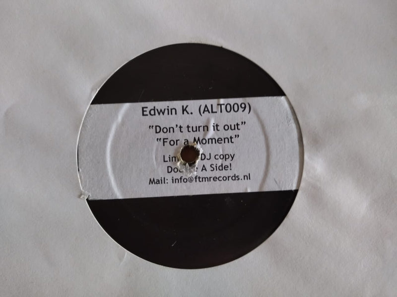 Edwin K.– Don't Turn It Out 12" (UK VG+)