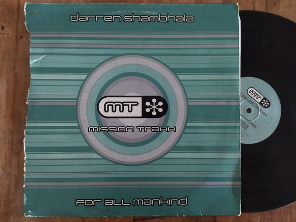 Darren Shambhala – For All Mankind 12" (UK VG)
