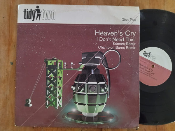 Heaven's Cry – I Don't Need This  12" (UK VG)
