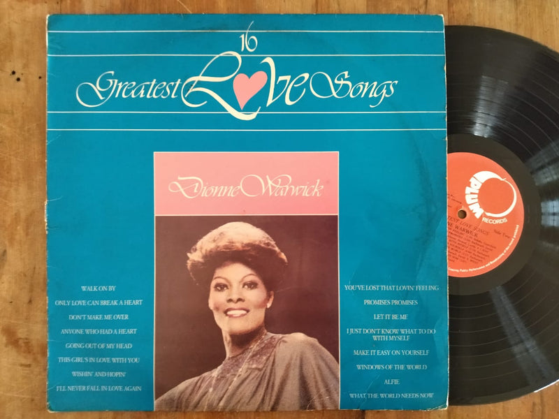 Dionne Warwick - 16 Greatest Love Songs (RSA VG+)