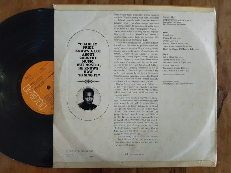 Charley Pride - Country (RSA VG)