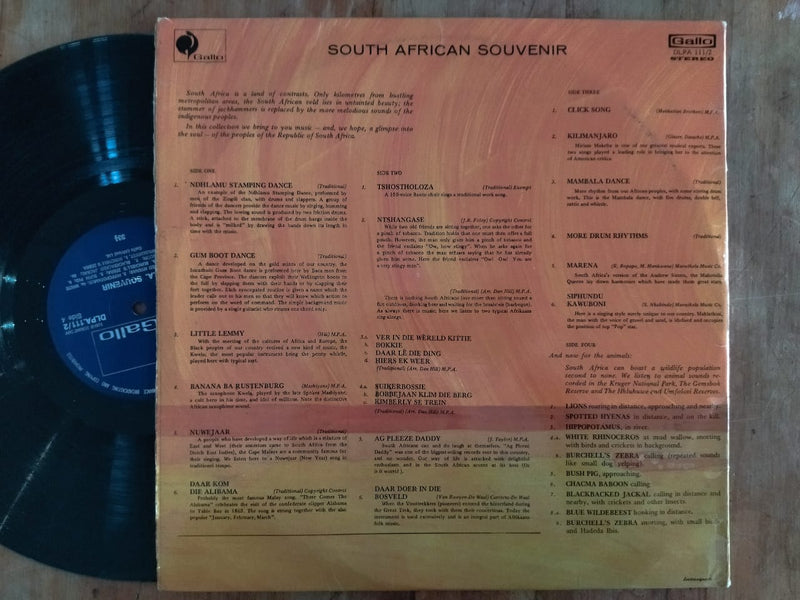 VA - South African Souvenir (RSA VG) 2LP Gatefold