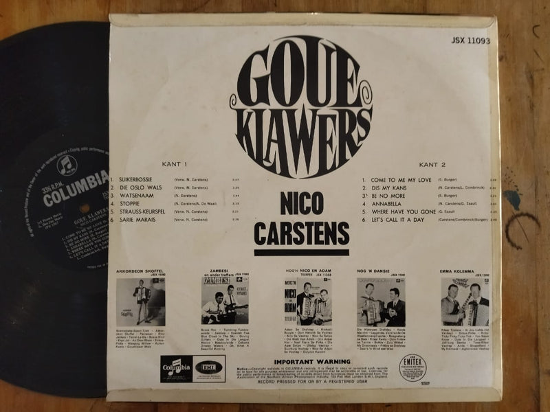Nico Carstens - Goue Klawers (RSA VG)