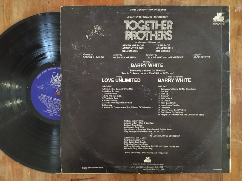 VA - Together Brothers OST (RSA VG-) Barry White / Love Unlimited
