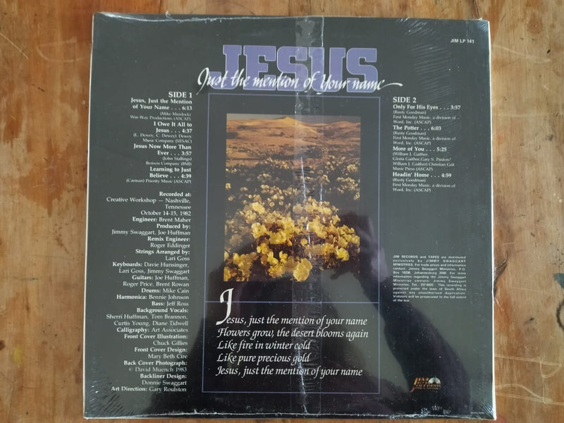 Jimmy Swaggart - Jesus Just The Mention Of Your Name (RSA EX) Sealed