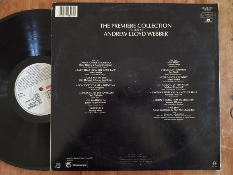 Andrew Lloyd Weber - The Premiere Collection (RSA VG) Gatefold