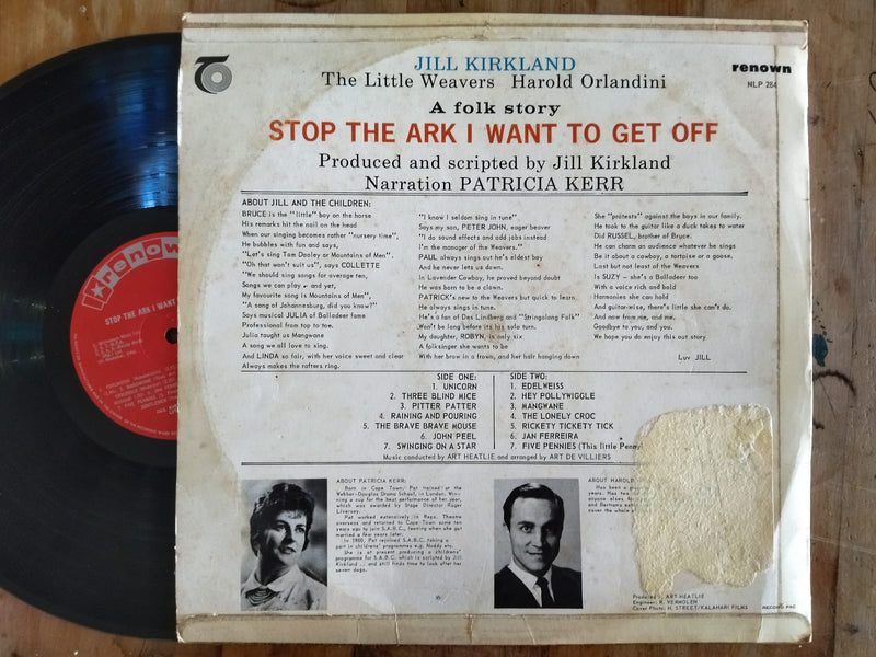 Jill Kirkland - Stop The Ark I Want To Get Off (RSA VG+)