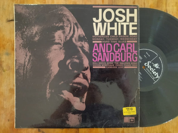 Josh White And Carl Sandburg - Josh White And Carl Sandburg (UK VG)
