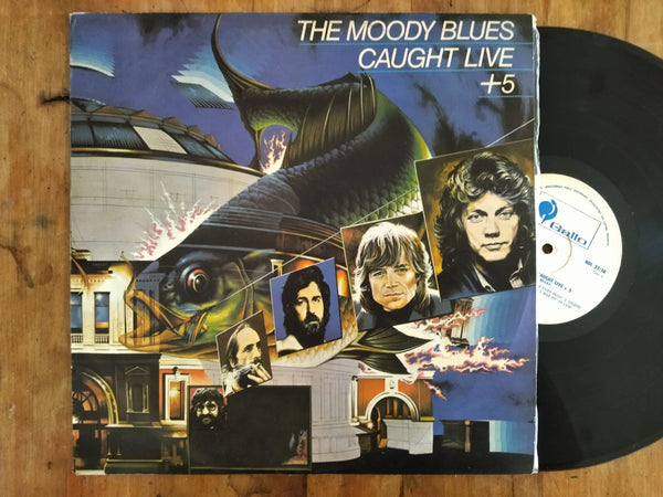 The Moody Blues – Caught Live + 5 (Zim VG+) 2LP