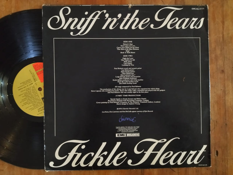 Sniff 'N' The Tears - Fickle Heart (RSA VG)