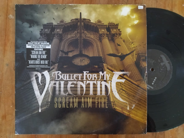 Bullet For My Valentine ‎– Scream Aim Fire (EU VG+) 2LP Gatefold