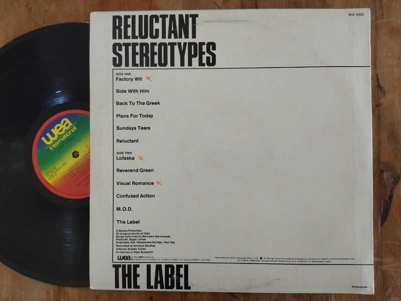 Reluctant Stereotypes – The Label (RSA VG+)