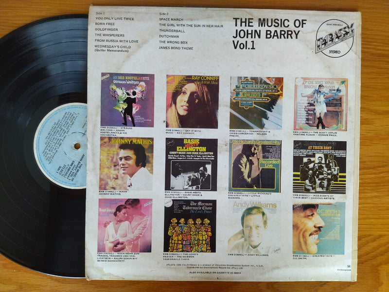 John Barry - The Music Of John Barry Vol. 1 (RSA VG+)
