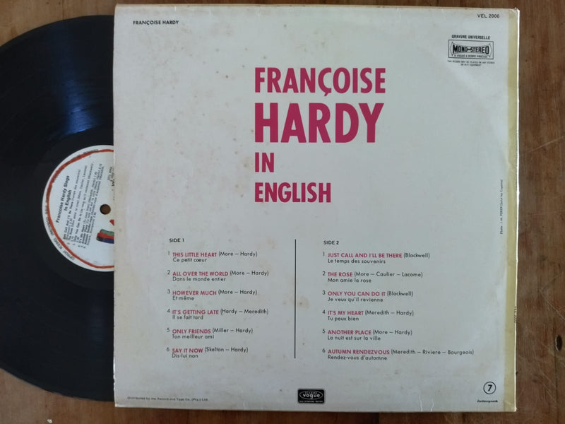 Francoise Hardy - In English (RSA VG)