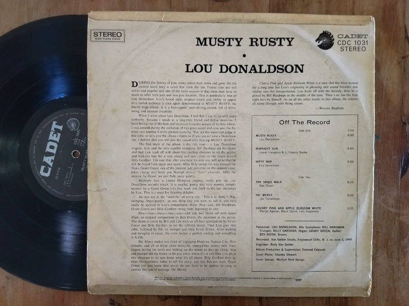 Lou Donaldson - Musty Rusty (RSA VG-)