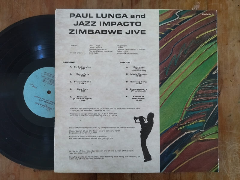 Paul Lunga & Jazz Impacto - Zimbabwe Jive (Zim VG+)