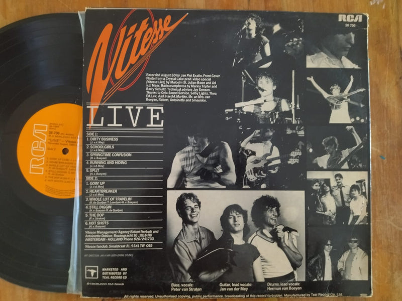 Vitesse - Live 1980 (RSA VG+)