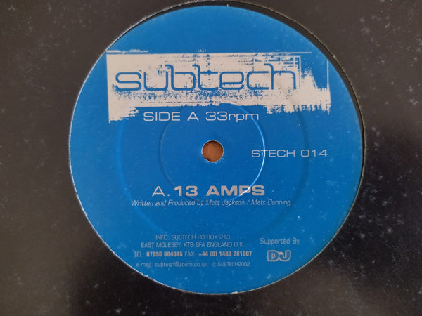 Subtech – 13 Amps / Flowtation 12" (UK VG)