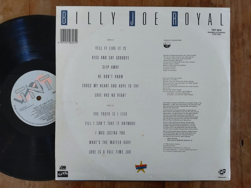 Billy Joe Royal - Tell It Like It Is (RSA VG)