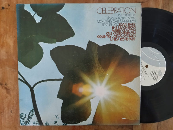Celebration Recorded Live Big Sur Folk Festival Monterey, California 1970 (USA VG)