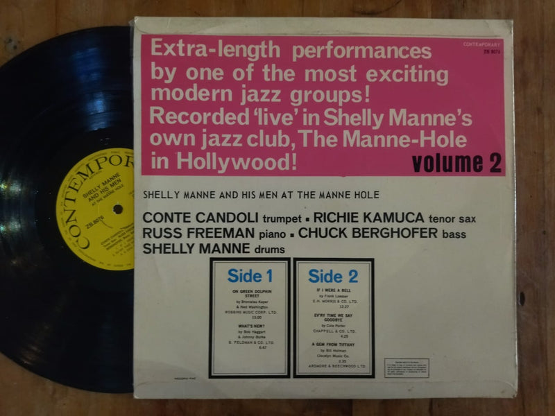 Shelly Manne & His Men - At The Manne Hole Vol 2 (RSA VG+)