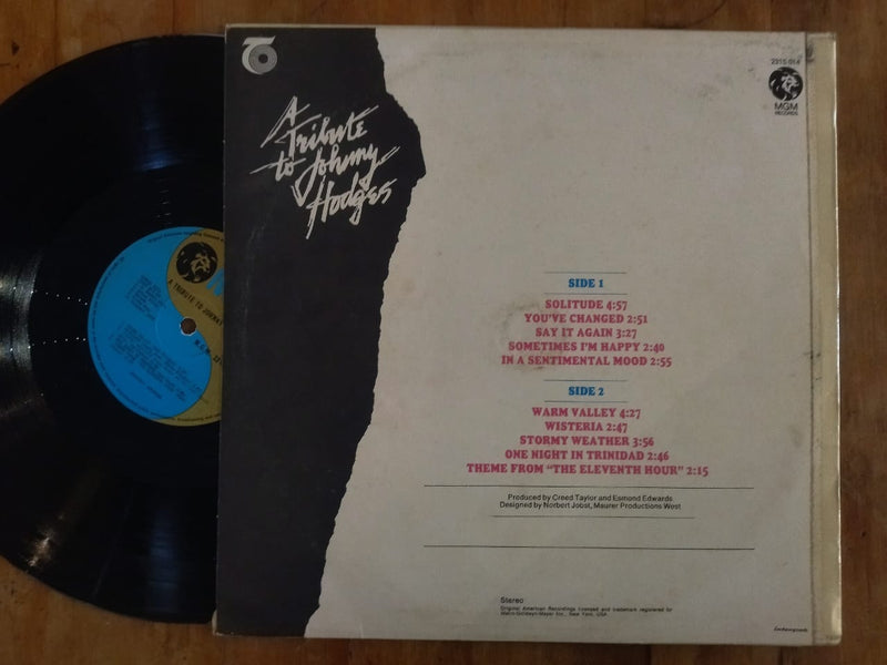 Johnny Hodges - A Tribute To (RSA VG)