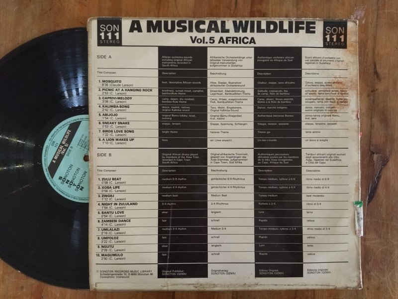A Musical Wildlife - Vol. 5 Africa  (Germany VG)