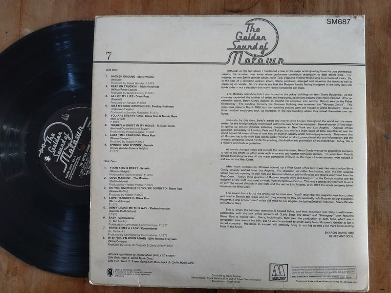 VA - The Sound Of Motown Vol. 7 (UK VG)