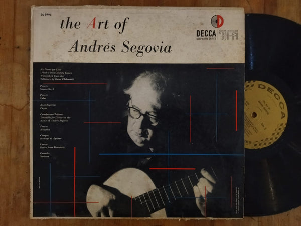 Andrés Segovia – The Art Of Andres Segovia (USA VG)