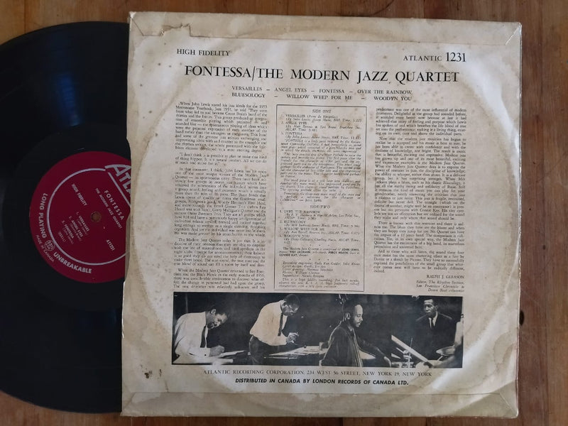 The Modern Jazz Quartet – Fontessa (Canada VG)